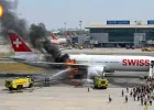 दिल्ली एयरपोर्ट पर बड़ा हादसा टला, स्विस एयर विमान के इंजन में आग