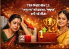 TRP रिपोर्ट वीक 13: ‘अनुपमा’ को बड़ा झटका, ‘वसुधा’ ने छीनी बादशाहत