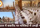 बकरीद पर भोपाल में दिखा भाईचारे का माहौल, मस्जिदों में अदा हुई नमाज
