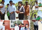 बेजुबान पक्षियों और राहगीरों का आसरा बना एमसीयू, हिन्दी परिवार ने लगाए सकोरे और निःशुल्क प्याऊ