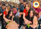 कॉकटेल 2 के प्रमोशन में मची अफरा-तफरी, कृति सेनन ने रश्मिका को भीड़ से बचाया