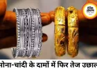 सोना-चांदी में जोरदार उछाल, चांदी ₹2.66 लाख किलो पहुंची