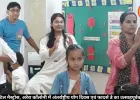 पोदार लिटिल मैस्ट्रोस, अरेरा कॉलोनी में अंतर्राष्ट्रीय योग दिवस एवं फादर्स डे का उत्साहपूर्वक आयोजन