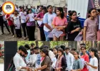 NEET रि-एग्जाम में छात्रों ने मुश्किल हालात में दिया एग्जाम