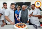राहुल गांधी का 56वां जन्मदिन, कांग्रेस मुख्यालय में मनाया जश्न