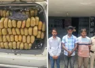 ऑपरेशन आघात में बड़ी कार्रवाई, 300 किलो गांजा जब्त, तीन अंतरराज्यीय तस्कर गिरफ्तार