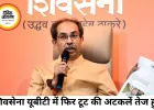उद्धव की शिवसेना में फिर टूट की चर्चा, 7 सांसदों पर दावा