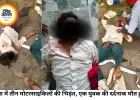 रीवा में तीन मोटरसाइकिलों की भीषण टक्कर, एक युवक की मौत, तीन गंभीर घायल
