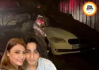 मुंबई की भारी बारिश में उर्वशी ढोलकिया के बेटे क्षितिज की कार पर गिरा पेड़, बड़ा हादसा टला