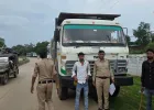 सीधी में अवैध खनन पर प्रशासन का बड़ा एक्शन, संयुक्त अभियान में 7 वाहन जब्त