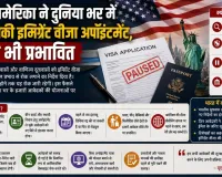 अमेरिका ने दुनिया भर में रोकी इमिग्रेंट वीजा अपॉइंटमेंट, भारत भी प्रभावित