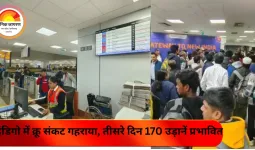 इंडिगो में क्रू संकट गहराया, तीसरे दिन 170 उड़ानें प्रभावित: जयपुर–इंदौर समेत कई एयरपोर्ट पर यात्रियों की रात एयरपोर्ट पर कटी