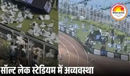 कोलकाता में मेसी की झलक पर बवाल: 22 मिनट में स्टेडियम से निकले, नाराज फैंस ने फेंकी कुर्सियां-बोतलें