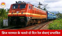 ब्रिज मरम्मत के कारण छत्तीसगढ़ में 6 पैसेंजर ट्रेनें रद्द, दो दिन बाधित रहेगा लोकल रेल यातायात