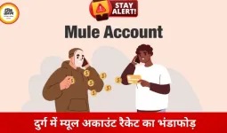 दुर्ग में साइबर ठगी नेटवर्क पर बड़ा प्रहार, म्यूल अकाउंट रैकेट पकड़ा गया