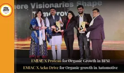 EMIAC Technologies ने Bharat Shining Conclave 2026 में Protean और ACKO Drive के साथ ऑर्गेनिक ग्रोथ कार्य के लिए दो सम्मान जीते