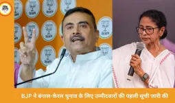 2026 विधानसभा चुनाव के लिए BJP का पहला दांव — बंगाल में 144 और केरल में 47 उम्मीदवार घोषित, ममता को दो सीटों पर चुनौती देंगे सुवेंदु अधिकारी
