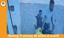 बिलासपुर में युवक ने खुद पर पेट्रोल डालकर लगाई आग, 80% झुलसा