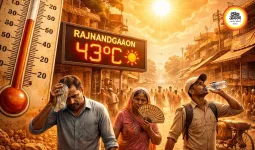 छत्तीसगढ़ में गर्मी का प्रकोप तेज, राजनांदगांव में 43°C तापमान; कई इलाकों में हीटवेव का अलर्ट