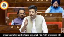 राज्यसभा उपनेता पद से हटे राघव चड्ढा, बोले- 'AAP मेरी आवाज दबा रही'