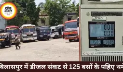 डीजल संकट से बिलासपुर बेहाल, 125 बसें बंद; उद्योगों पर कार्रवाई की तैयारी