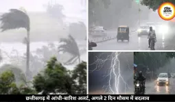 छत्तीसगढ़ में आंधी-बारिश का अलर्ट, अगले 2 दिन बदला रहेगा मौसम