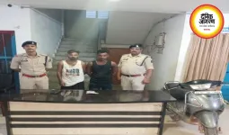 बिलासपुर में चाकू की नोक पर स्कूटी और नकदी की लूट, नाबालिग समेत तीन आरोपी गिरफ्तार