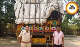 रायगढ़ में अवैध स्क्रैप से भरा ट्रक पकड़ा, 9.22 लाख की संपत्ति जब्त