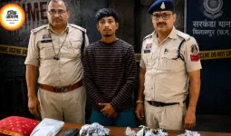 बिलासपुर में किराना दुकान का दरवाजा तोड़कर 3 लाख की चोरी: 24 घंटे में आरोपी गिरफ्तार, ढाई लाख कैश समेत पूरा माल बरामद
