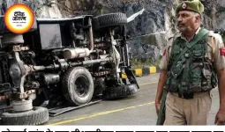 गांदरबल में सोनमर्ग सुरंग के पास CRPF वाहन पलटा, छह जवान घायल