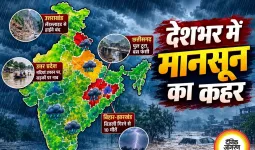 देशभर में मानसून का कहर: उत्तराखंड में लैंडस्लाइड से हाईवे बंद, छत्तीसगढ़ में पुल टूटा, यूपी-बिहार में बाढ़ और बिजली गिरने से जनजीवन प्रभावित
