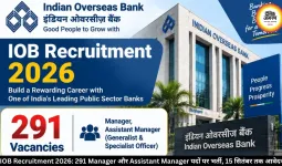 IOB Recruitment 2026: 291 Manager और Assistant Manager पदों पर भर्ती, 15 सितंबर तक आवेदन