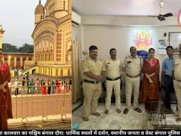 अभिनेत्री सबिता कालवार का पश्चिम बंगाल दौरा: धार्मिक स्थलों में दर्शन, स्थानीय जनता व वेस्ट बंगाल पुलिस से मिला सम्मान