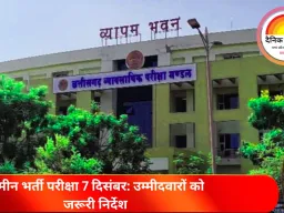 CG Vyapam Amin भर्ती 2025: एडमिट कार्ड हुए जारी, देखें डाउनलोड और नियम 