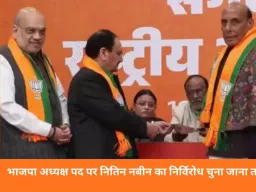 भाजपा अध्यक्ष चुनाव: नितिन नबीन का निर्विरोध चुना जाना तय, नामांकन के दौरान शक्ति प्रदर्शन