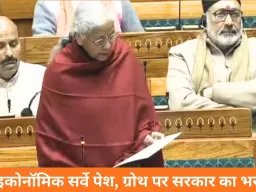संसद में पेश हुआ देश की अर्थव्यवस्था का लेखा-जोखा: FY27 में विकास दर 7% के आसपास रहने का अनुमान, रोजगार और निर्यात पर भरोसा