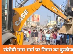 रायपुर में अतिक्रमण पर बड़ी कार्रवाई: 73 दुकानों के शेड ढहाए, ई-चालान और जब्ती