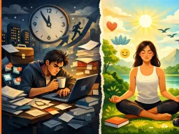 हसल कल्चर बनाम मानसिक स्वास्थ्य: कब काम करने की होड़ खा रही है हमारी सेहत?