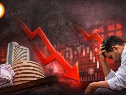 सेंसेक्स 1800 अंक टूटा, निफ्टी 540 अंक लुढ़का; निवेशकों के 9 लाख करोड़ डूबे