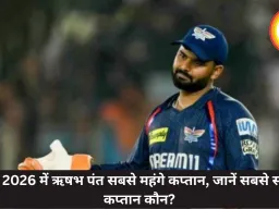 IPL 2026 में ऋषभ पंत सबसे महंगे कप्तान, जानें सबसे सस्ता कप्तान कौन?