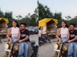 ओए इंदौरी का स्टंट वीडियो वायरल, टंकी पर बैठकर बिना हेलमेट चलाई बाइक