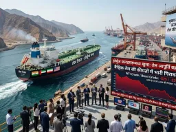  होर्मुज खुलते ही कच्चा तेल 13% सस्ता, वैश्विक बाजार में उछाल