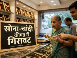 सोना-चांदी कीमत में गिरावट, सोना 1.49 लाख पर पहुंचा