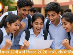 छत्तीसगढ़ 12वीं बोर्ड रिजल्ट जारी, जिज्ञासू वर्मा टॉपर