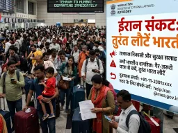 ईरान संकट के बीच भारत की एडवाइजरी: तुरंत लौटें भारतीय