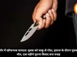 मंदसौर में खौफनाक वारदात: युवक को चाकू से गोदा, इलाज के दौरान मौत, एक महीने पुराना विवाद बना वजह