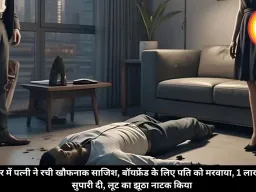 धार में पत्नी ने रची खौफनाक साजिश, बॉयफ्रेंड के लिए पति को मरवाया, 1 लाख की सुपारी दी, लूट का झूठा नाटक किया