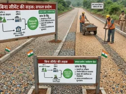 भोपाल में बनी देश की पहली सीमेंट-रहित सड़क, फ्लाई ऐश तकनीक से नया कीर्तिमान