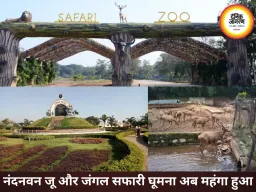 नंदनवन जू और जंगल सफारी घूमना हुआ महंगा, टिकट दरों में बड़ा इजाफा
