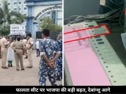 फालता में भाजपा की बड़ी बढ़त, देबांग्शु 99 हजार वोट आगे, TMC के उम्मीदवार चौथे नंबर पर आए
